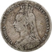 Great Britain, Victoria, Shilling, 1890, British Royal Mint, Silver, VF(20-25)