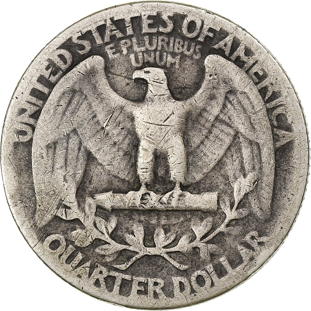 Estados Unidos, Washington Quarter, 1939, Philadelphia, Plata, BC+
