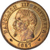 Moneta, Francja, Napoleon III, 2 Centimes, 1857, Lille, MS(63), Brązowy