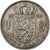 Países Bajos, Juliana, Gulden, 1955, Utrecht, Plata, BC+