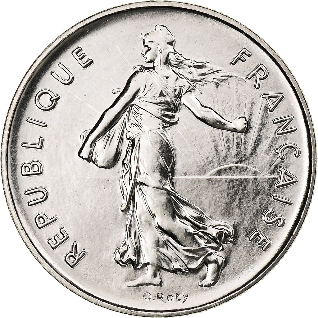 Francia, 5 Francs, Semeuse, 1982, Pessac, Rame-nichel, SPL, Gadoury:771