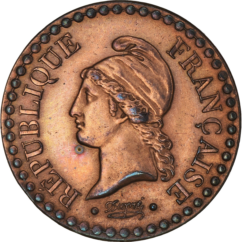 Münze, Frankreich, Dupré, Centime, 1849, Paris, VZ, Bronze, KM:754