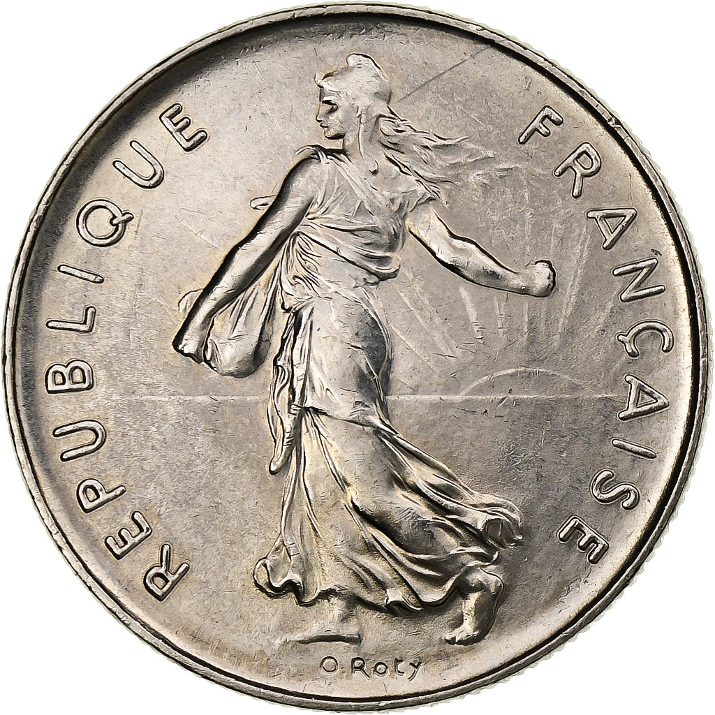 Francia, 5 Francs, Semeuse, 1989, Pessac, Rame-nichel, SPL, Gadoury:771