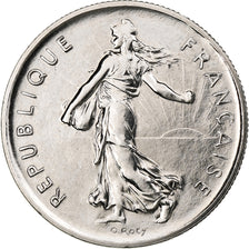 Francia, 5 Francs, Semeuse, 1992, Pessac, Cuproníquel, SC, Gadoury:771
