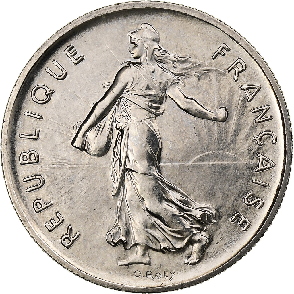 Francia, 5 Francs, Semeuse, 1994, Pessac, Rame-nichel, SPL, Gadoury:771