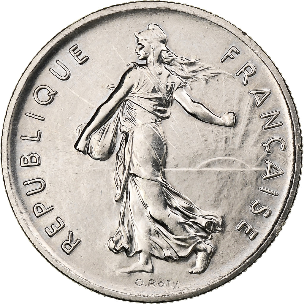 Francia, 5 Francs, Semeuse, 1996, Pessac, Rame-nichel, SPL, Gadoury:771