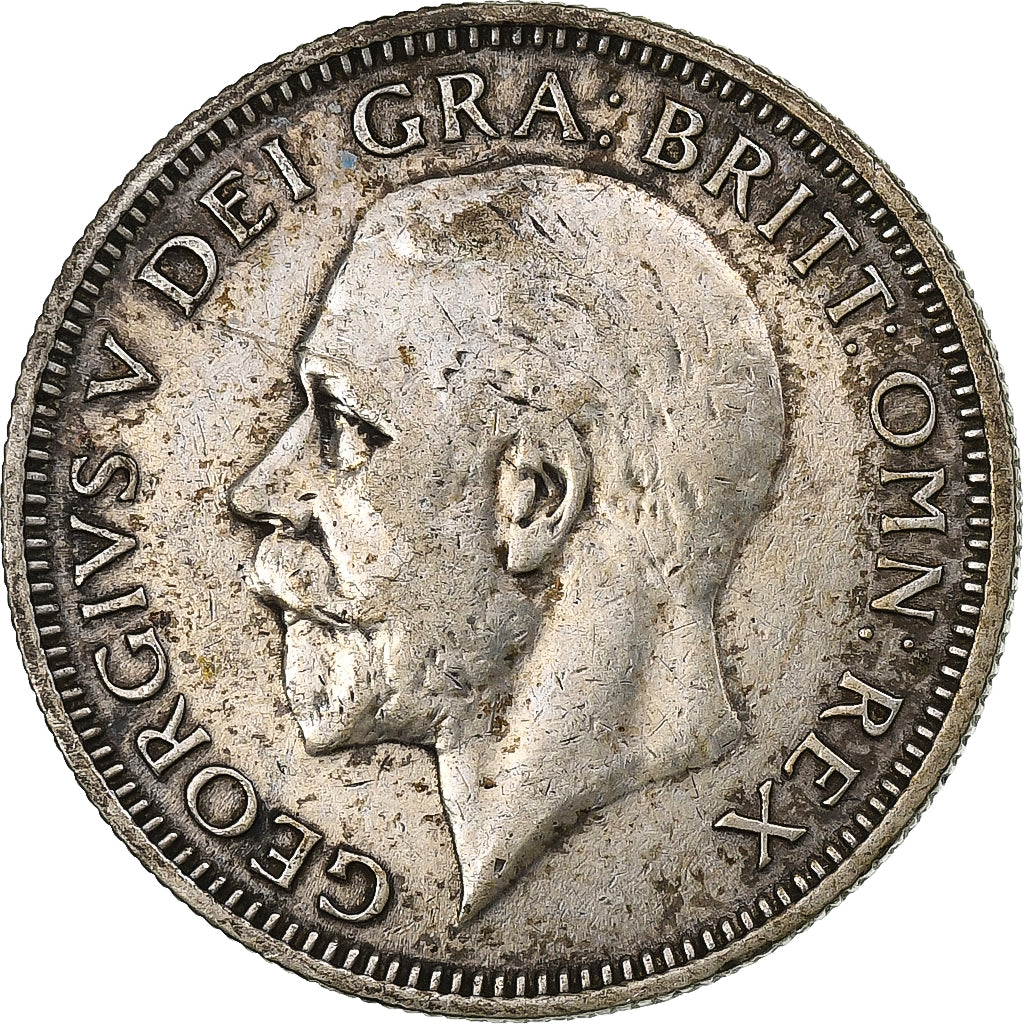 Grã-Bretanha, George V, Shilling, 1936, British Royal Mint, Prata, VF(30-35)