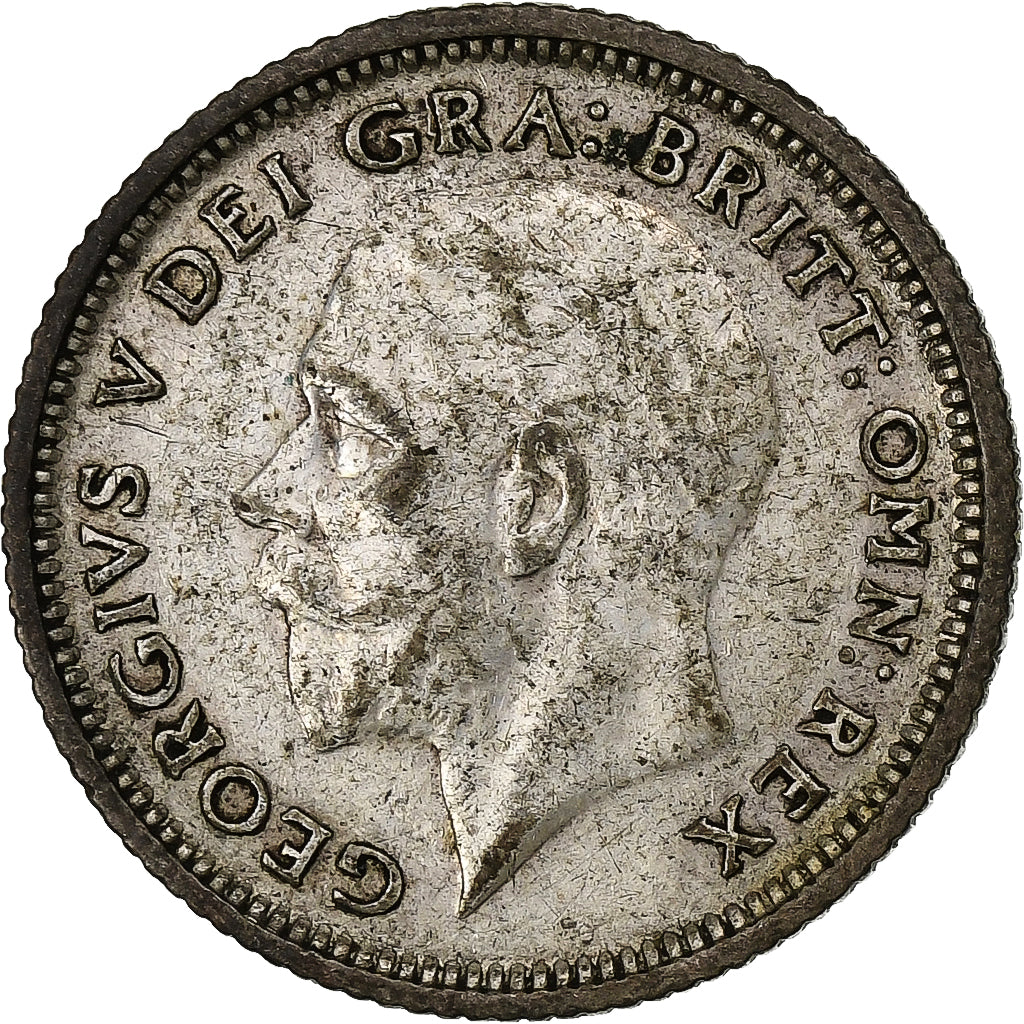 Great Britain, George V, 6 Pence, 1927, London, Silver, VF(20-25), KM:815