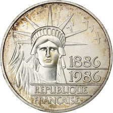France, 100 Francs, 1986, Pessac, Silver, AU(55-58)