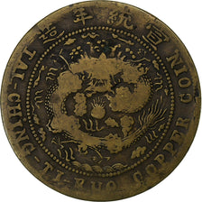 China, 10 Cash, 1909, Szechuan Mint, Copper, VF(20-25)