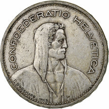 Zwitserland, 5 Francs, 1931, Bern, Zilver, FR+