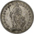Suiza, Franc, 1912, Bern, Plata, BC+
