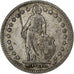 Switzerland, Franc, 1912, Bern, Silver, VF(30-35)