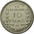 Coin, Belgium, 10 Francs-10 Frank, Deux / Twee Belgas, 1930, EF(40-45), Nickel
