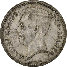 Belgium, 20 Francs, 1934, Brussels, Silver, VF(20-25)