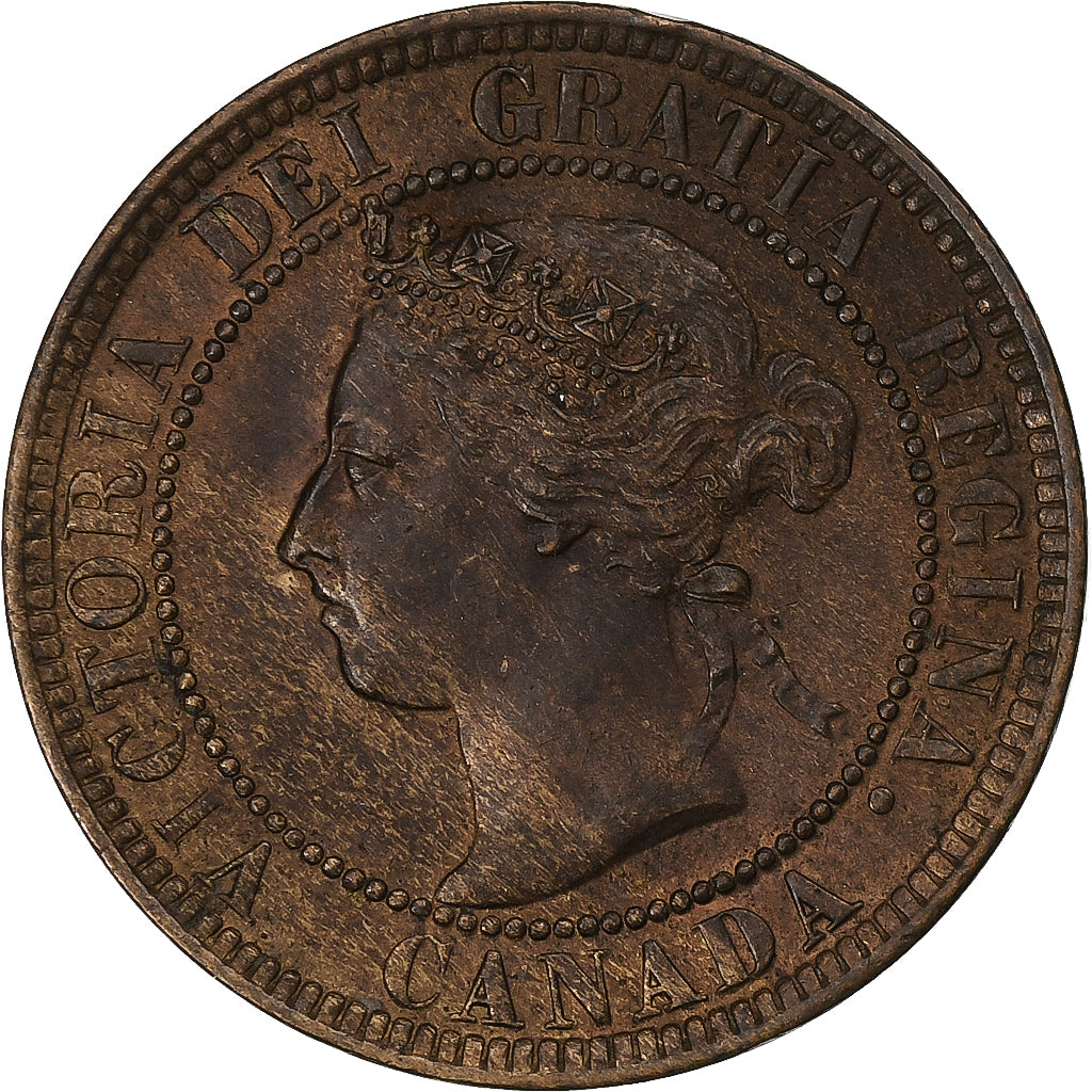 Canadá, Victoria, Cent, 1901, London, Bronce, MBC+