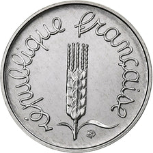 France, Centime, Épi, 1981, Pessac, Stainless Steel, MS(65-70)