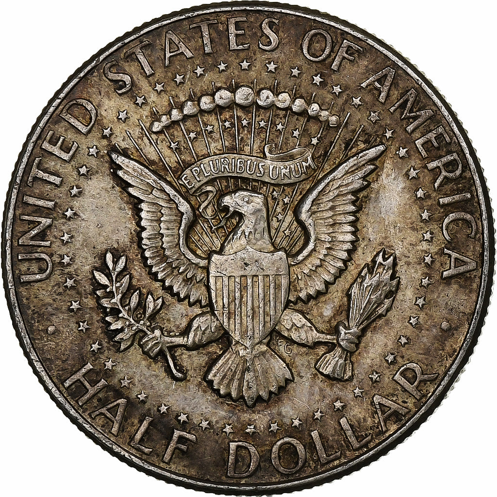 United States, Half Dollar, Kennedy, 1964, Philadelphia, Silver, EF(40-45)