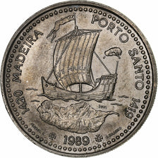 Portugal, 100 Escudos, Madeira and Porto Santo, 1989, Lisbon, Kupfer-Nickel, SS+