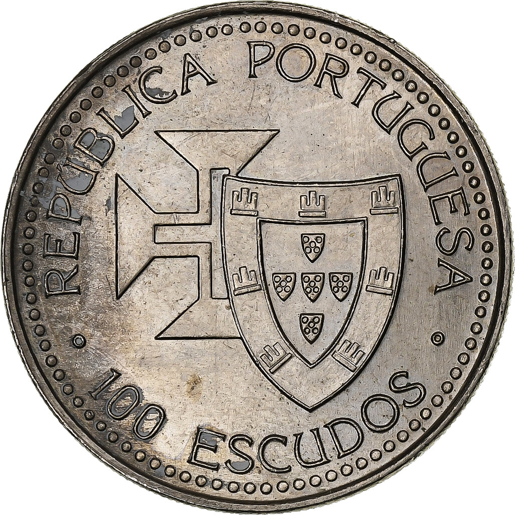 Portugal, 100 Escudos, Madeira and Porto Santo, 1989, Lisbon, Cupro-nikkel, ZF+