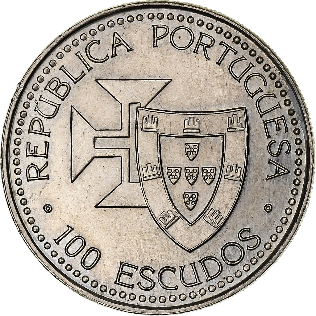 Portugal, 100 Escudos, Madeira and Porto Santo, 1989, Lisbon, Cupro-nikkel, UNC-