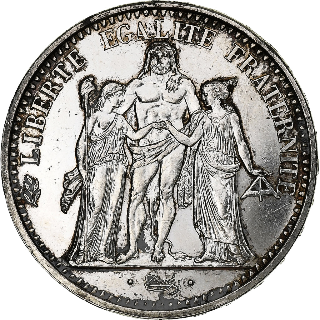 France, 10 Francs, Hercule, 1965, Paris, Silver, AU(55-58)
