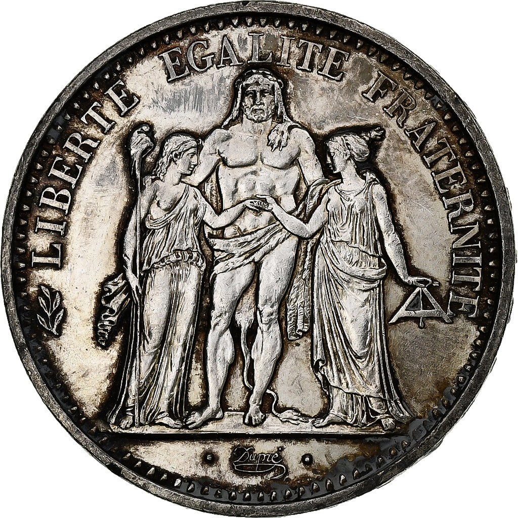 France, 10 Francs, Hercule, 1970, Paris, Silver, AU(55-58)