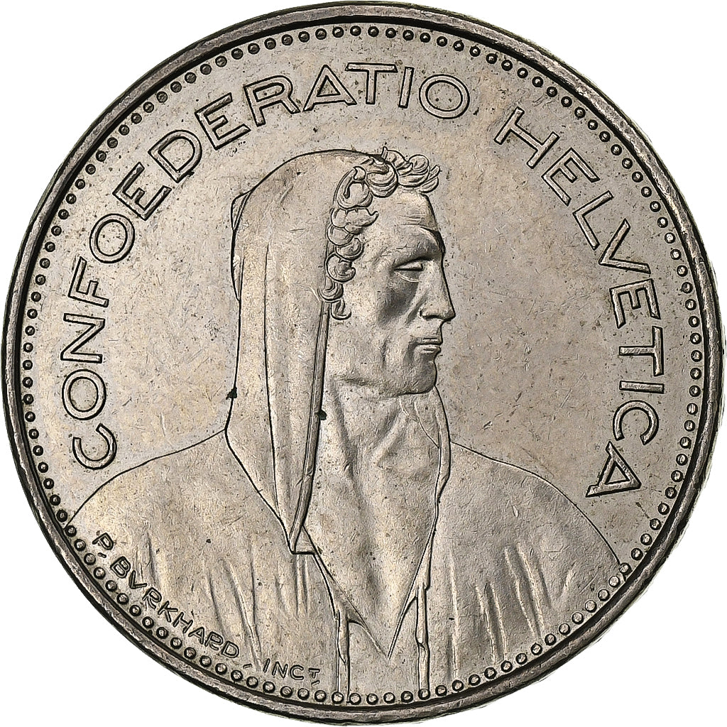 Zwitserland, 5 Francs, 1981, Bern, Zilver, PR