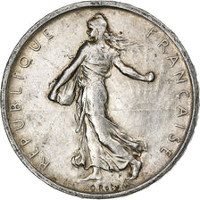 France, 5 Francs, Semeuse, 1960, Paris, Silver, EF(40-45)