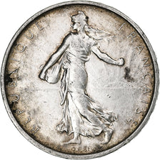 France, 5 Francs, Semeuse, 1961, Paris, Silver, VF(30-35)