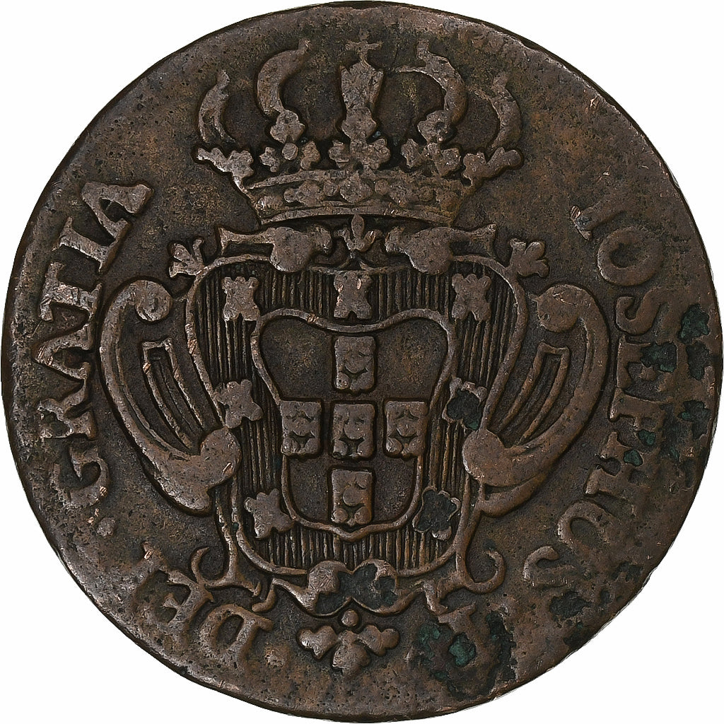 Portugal, Joseph I, 10 Reis, 1752, Lisbon, Kupfer, S