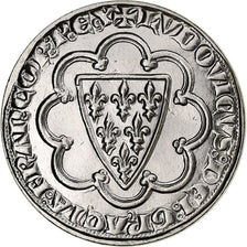 France, 5 Francs, Écu d'or Saint Louis, 2000, Pessac, Cupro-Aluminium, MS(65-70)