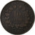 Francja, 10 Centimes, Cérès, 1897, Paris, Brązowy, VF(30-35)