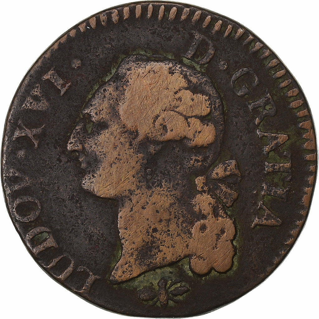 Frankreich, Sol, 1791, Lyon, Kupfer, S