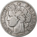 France, 2 Francs, Cérès, 1871, Bordeaux, Silver, VF(20-25)