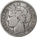 France, 2 Francs, Cérès, 1872, Bordeaux, Silver, VF(20-25)