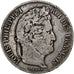 France, Louis-Philippe, 5 Francs, 1834, Rouen, Silver, VF(30-35)