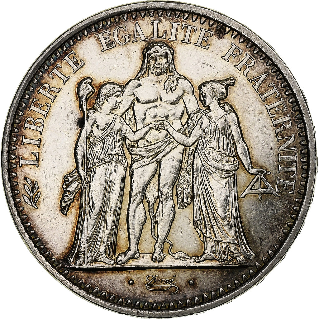 France, 10 Francs, Hercule, 1966, Paris, Silver, AU(55-58)