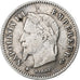 Francia, Napoleon III, 20 Centimes, 1867, Strasbourg, Argento, MB