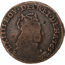 Frankrijk, Louis XIV, Liard de France, 1657, Caen, Koper, FR