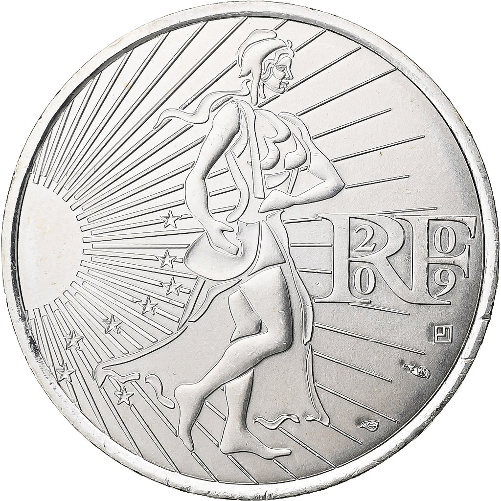 Frankreich, 10 Euro, Semeuse, 2009, Pessac, Silber, STGL