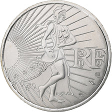 France, 10 Euro, Semeuse, 2009, Pessac, Silver, MS(65-70)