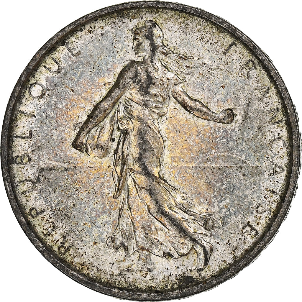 France, 5 Francs, Semeuse, 1963, Paris, Silver, VF(20-25)