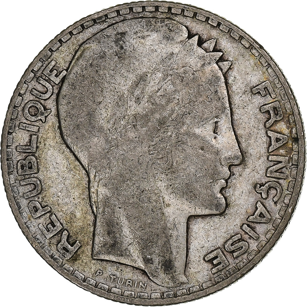 France, 10 Francs, Turin, 1931, Paris, Silver, VF(20-25)