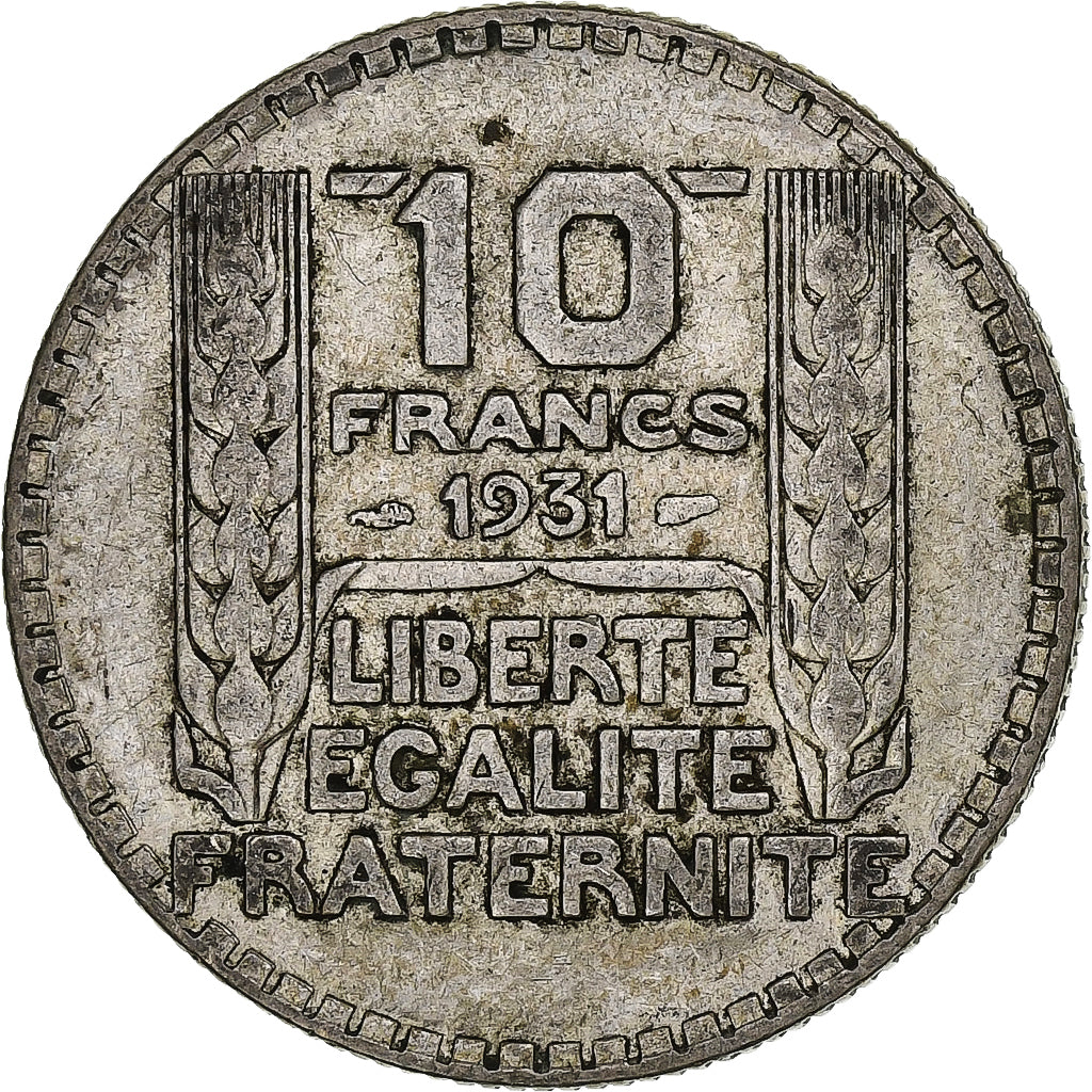 Francia, 10 Francs, Turin, 1931, Paris, Argento, MB