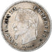 France, Napoleon III, 20 Centimes, 1867, Strasbourg, Silver, EF(40-45)