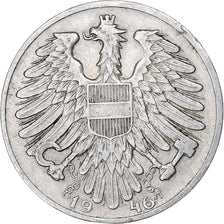 Austria, Schilling, 1946, Vienna, Aluminio, MBC