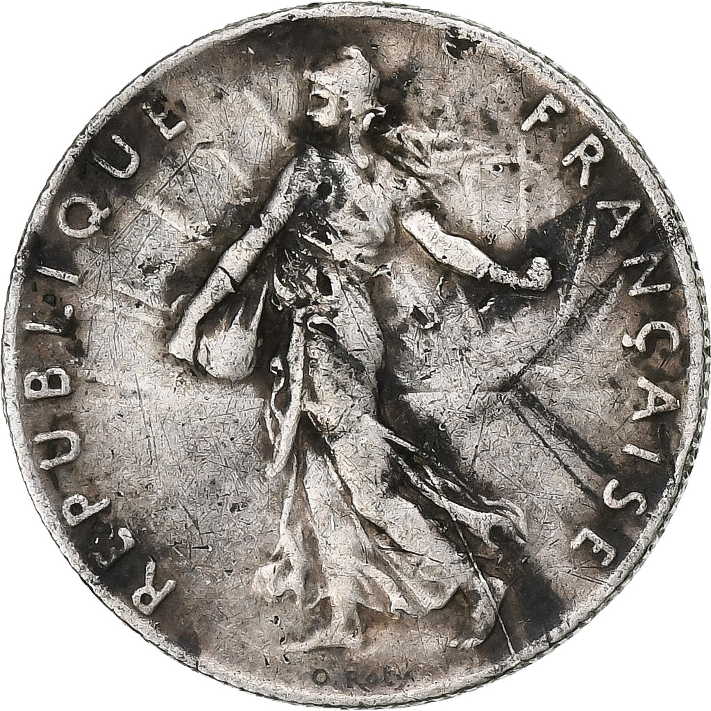 Frankreich, 50 Centimes, Semeuse, 1913, Paris, Silber, S