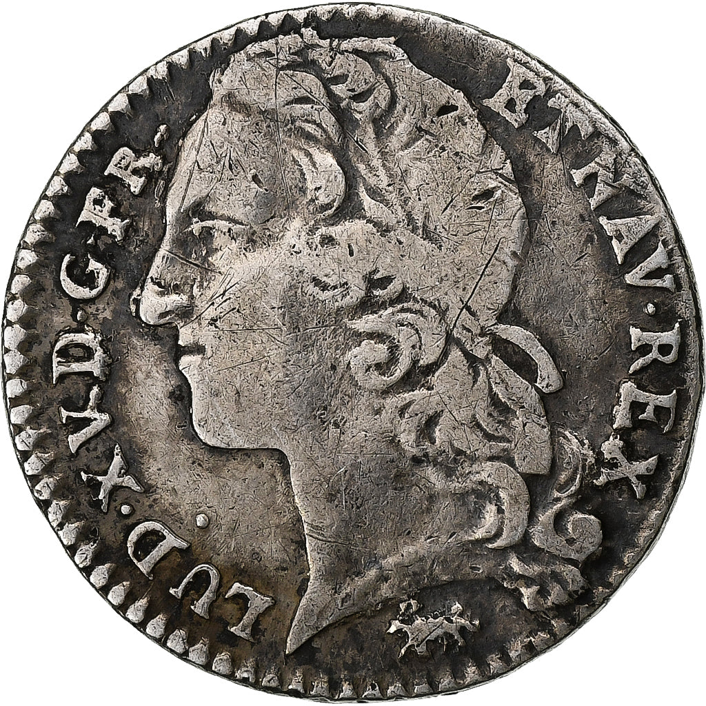 França, Louis XV, 1/10 Écu au bandeau, 1746, Paris, Prata, VF(30-35)