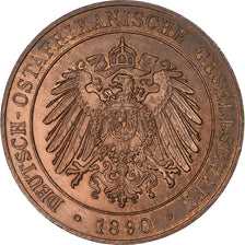 German East Africa, Wihelm II, Pysa, 1890, Berlin, Copper, MS(60-62)